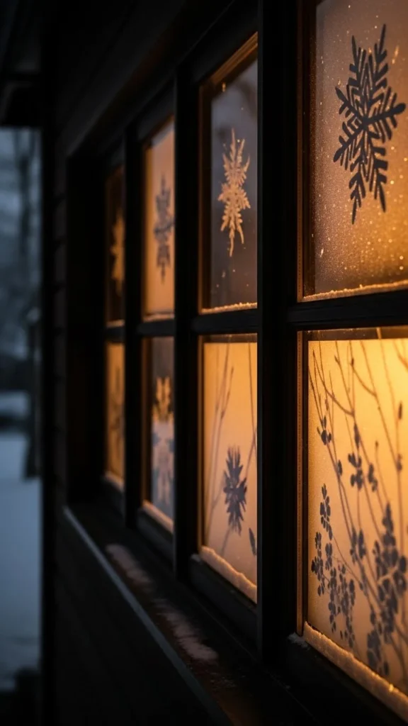 Soft Glow Window Silhouettes