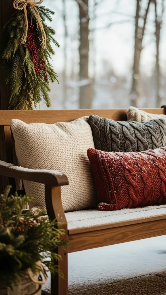 Soft Knit Porch Pillows
