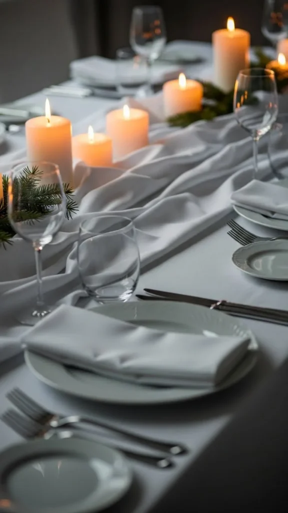 Soft Linen Layers in Winter Whites