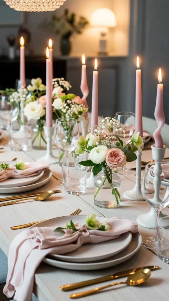 Soft Pastel New Year Table