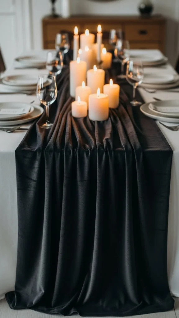 Soft Velvet Table Runner