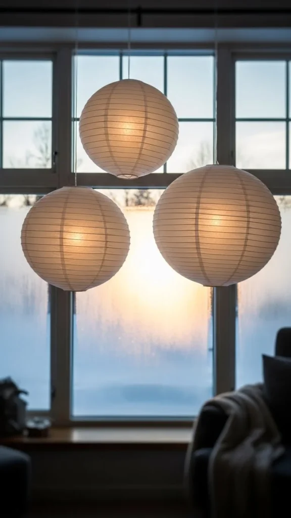 Soft White Paper Lanterns