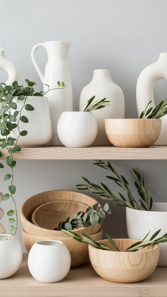 Soft Whites with Natural Wood