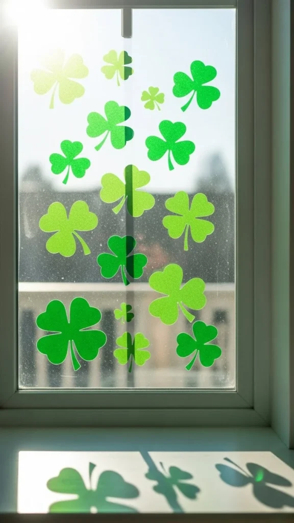 St Patrick’s Day Window Clings