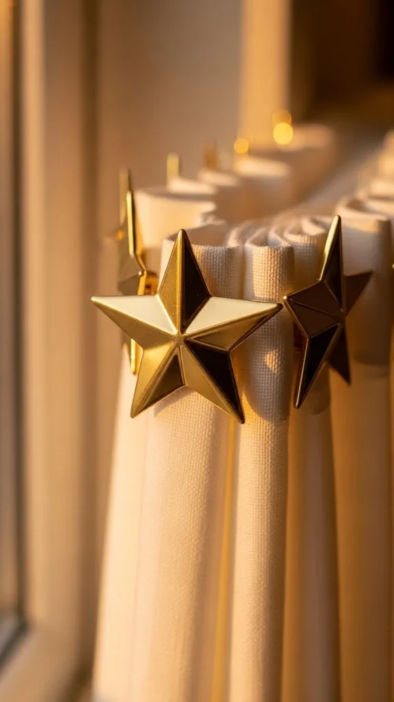 Star-Shaped Curtain Clips