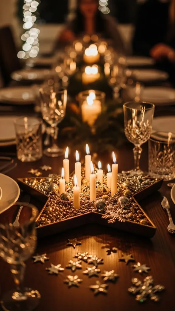 Star-Shaped Tray with Mixed Decor