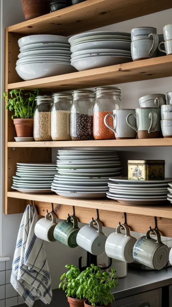 Style Open Shelves With Everyday Items