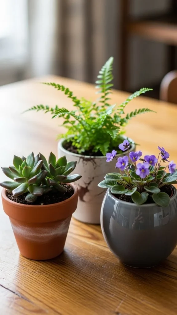 Tabletop Plant Trio