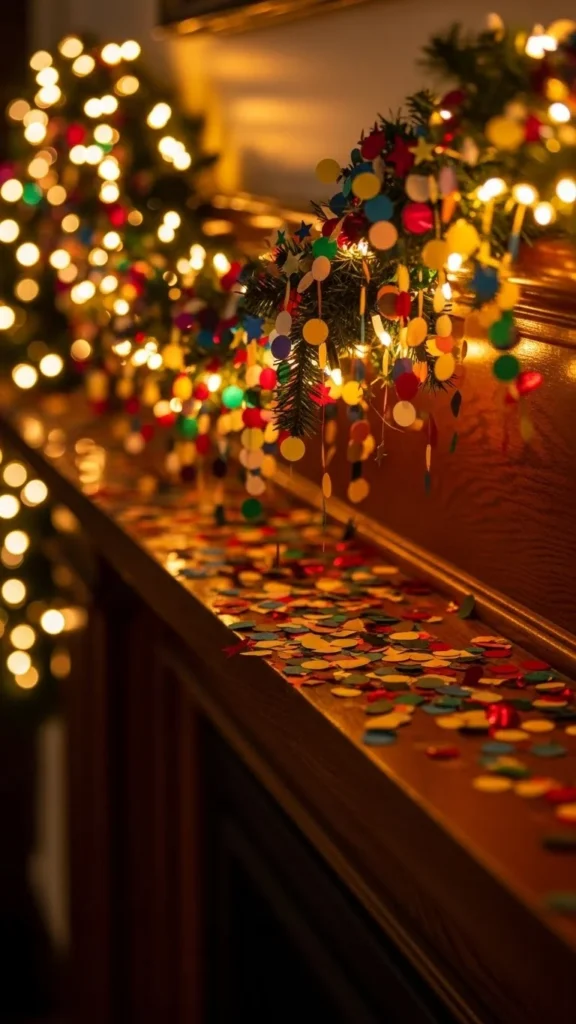 Tinsel and Confetti Garlands