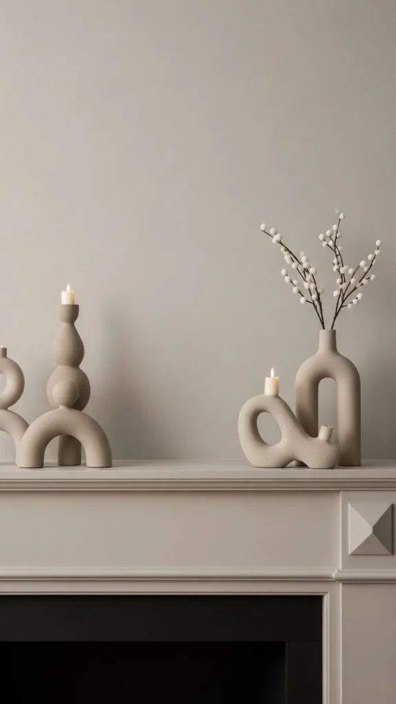 Tonal Winter Sculpture Display