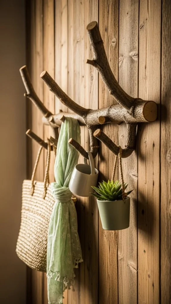 Tree Branch Wall Hooks