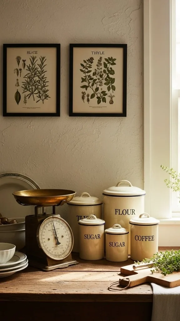 Use Vintage-Inspired Decor Pieces