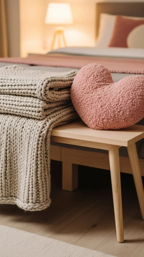 Valentine Bed Bench Styling