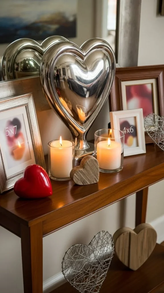 Valentine Console Table Styling