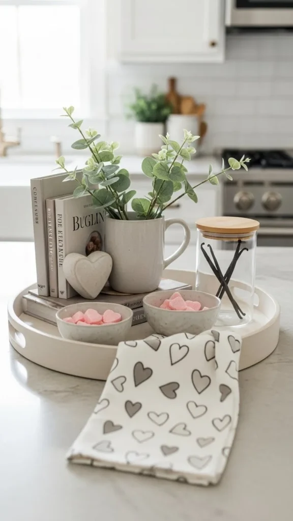Valentine Kitchen Counter Styling