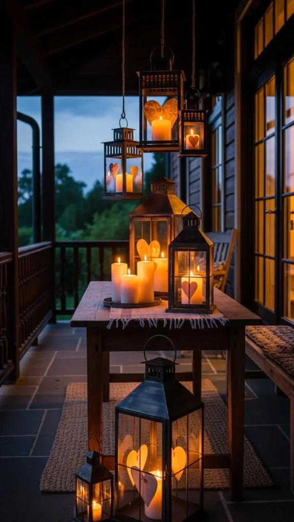 Valentine Porch Lanterns