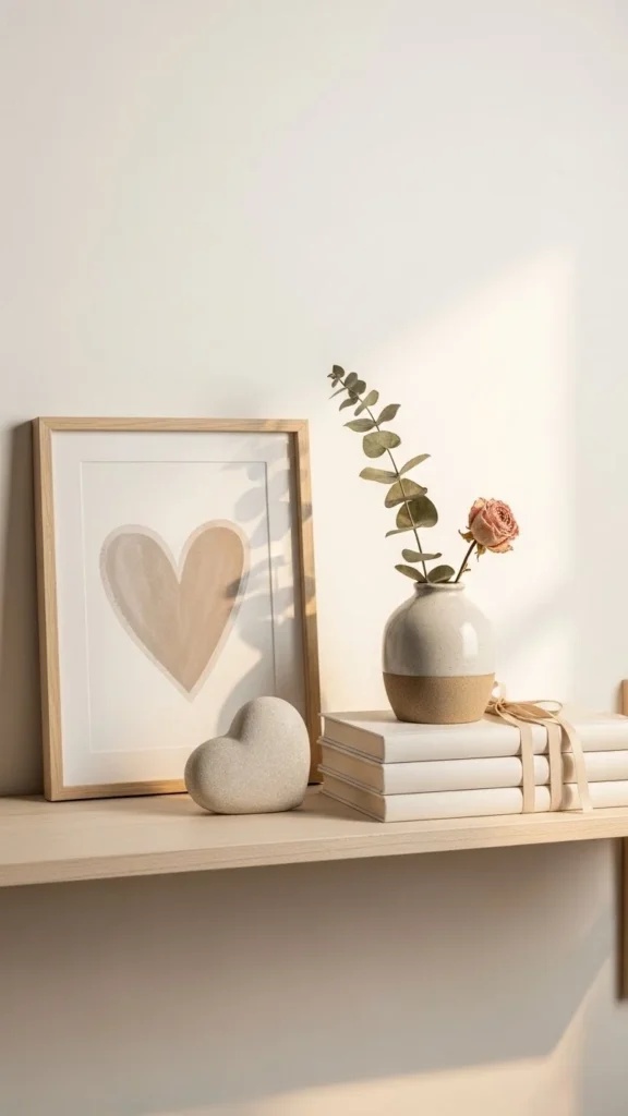 Valentine Shelf Styling