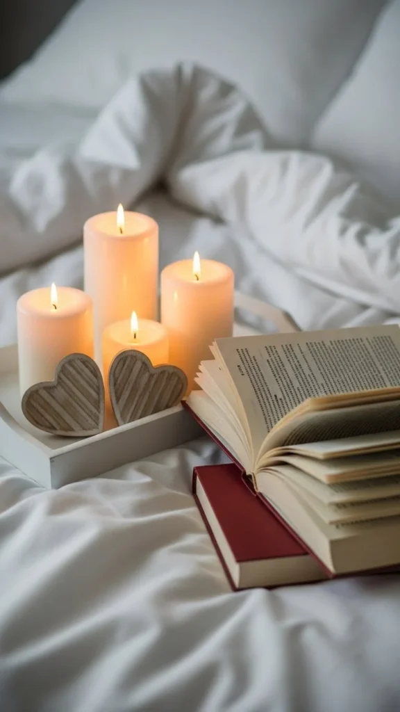 Valentine Tray in the Bedroom