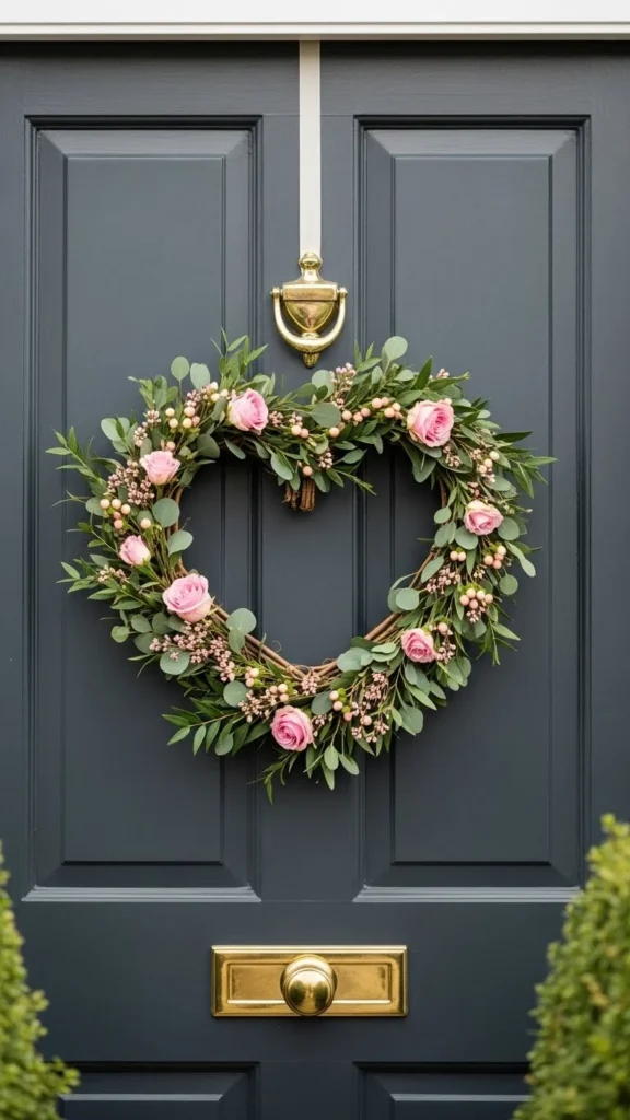 Valentine Wreath for the Front Door