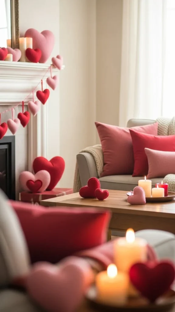 Valentines Day Felt Decor