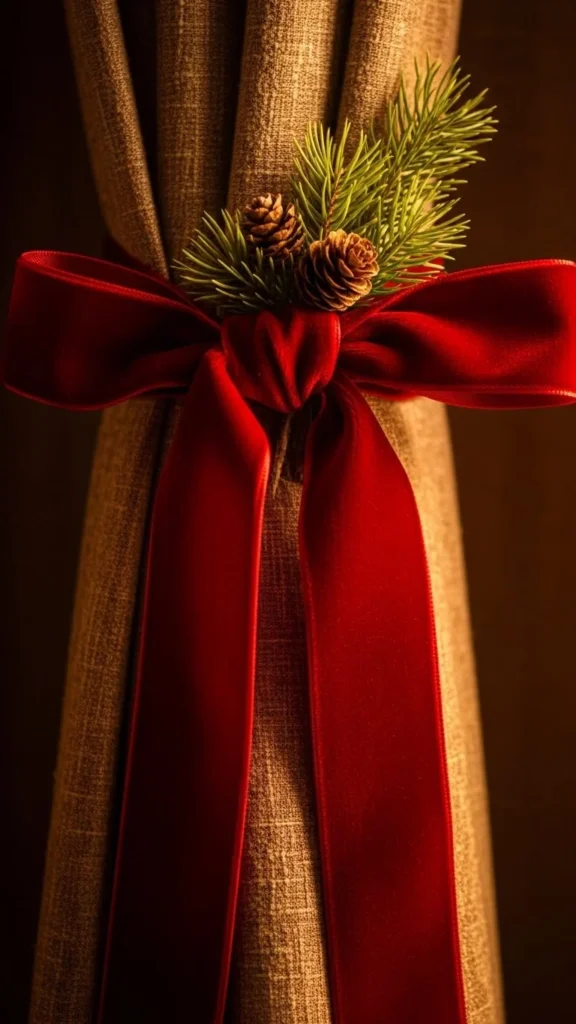 Velvet Garland Tiebacks