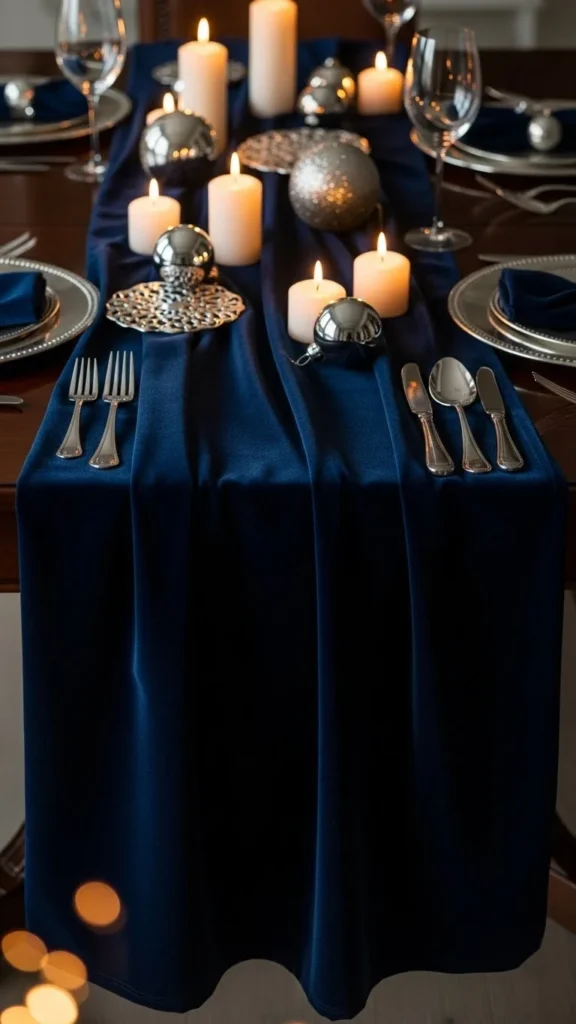 Velvet Midnight Blue Runner