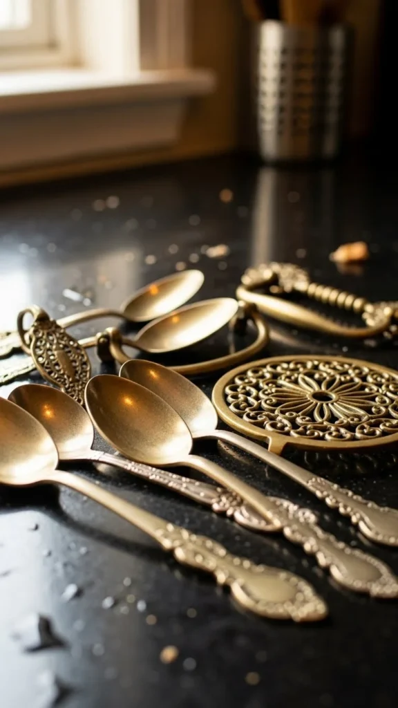 Vintage Brass Finishes for Small Accents