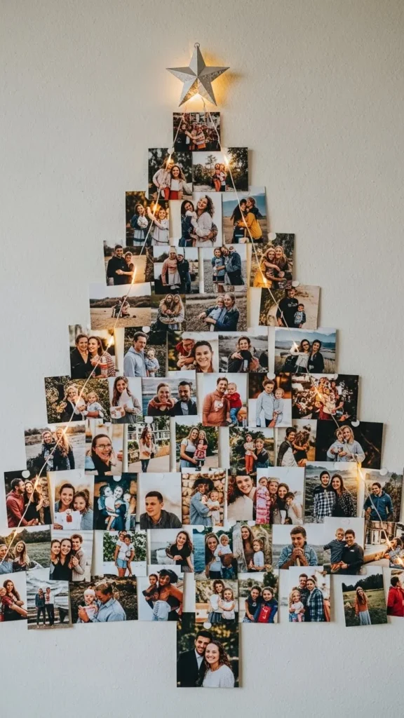 Wall-Mounted Photo Tree