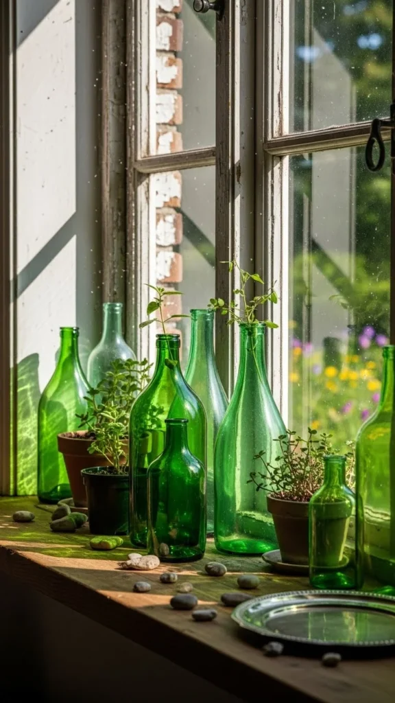 Window Sill Green Decor