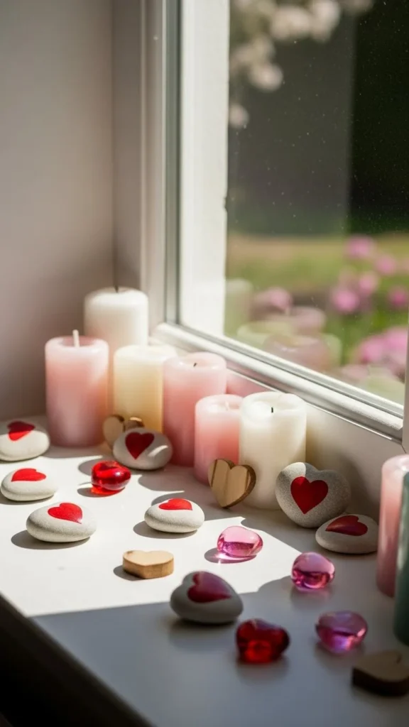 Window Sill Valentine Accents