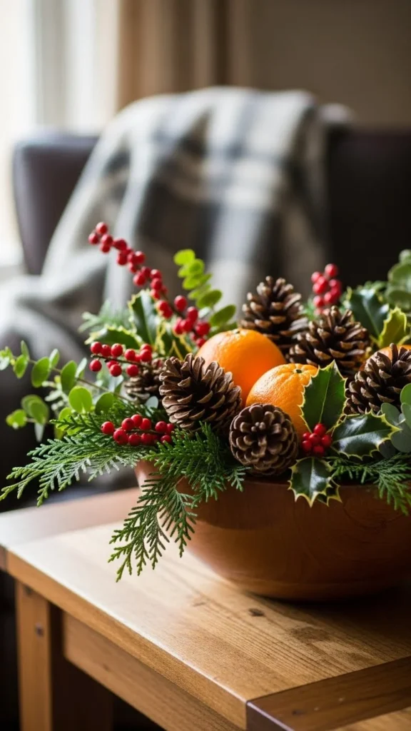 Winter Fruit Bowl Display
