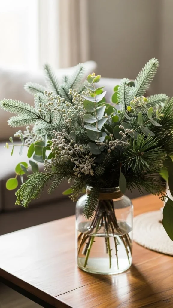 Winter Greenery Arrangements