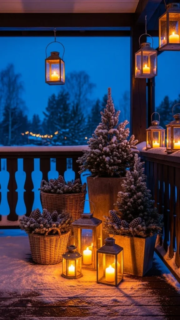 Winter Porch Decor