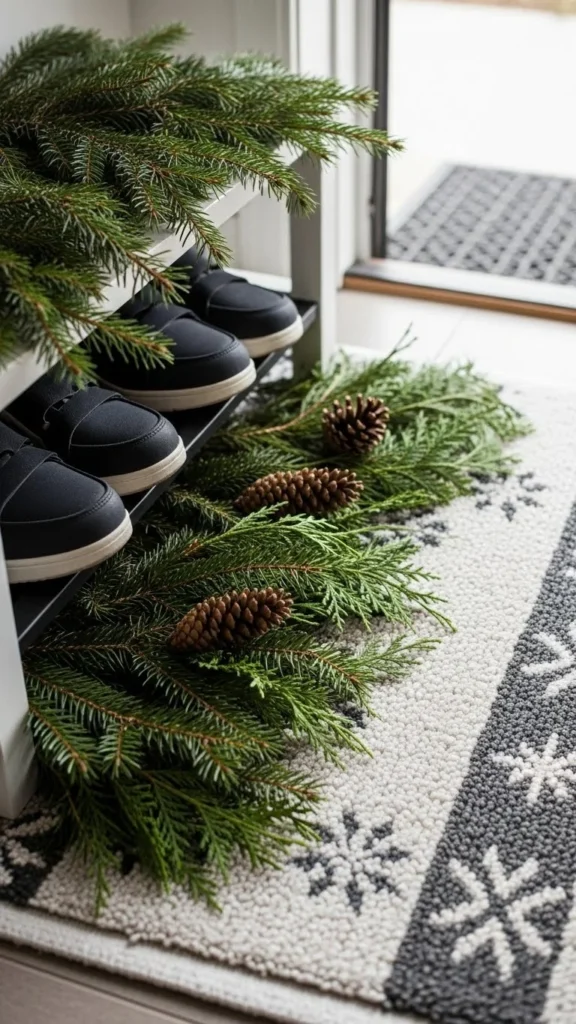 Winter-Themed Shoe Tray