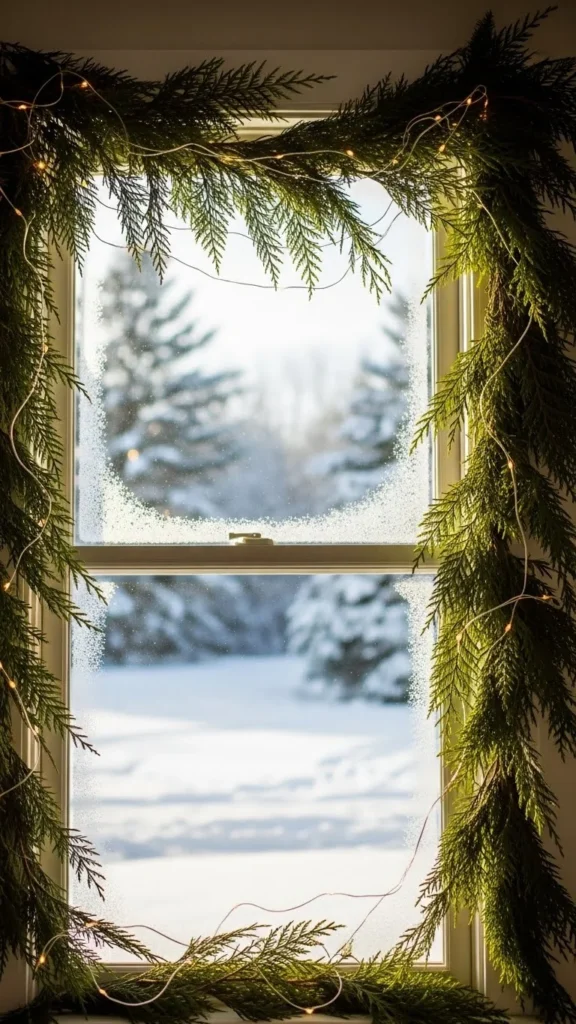Winter Window Decor