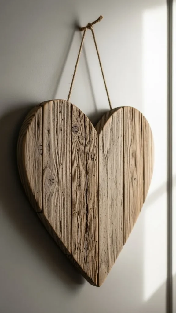 Wooden Heart Door Hanger