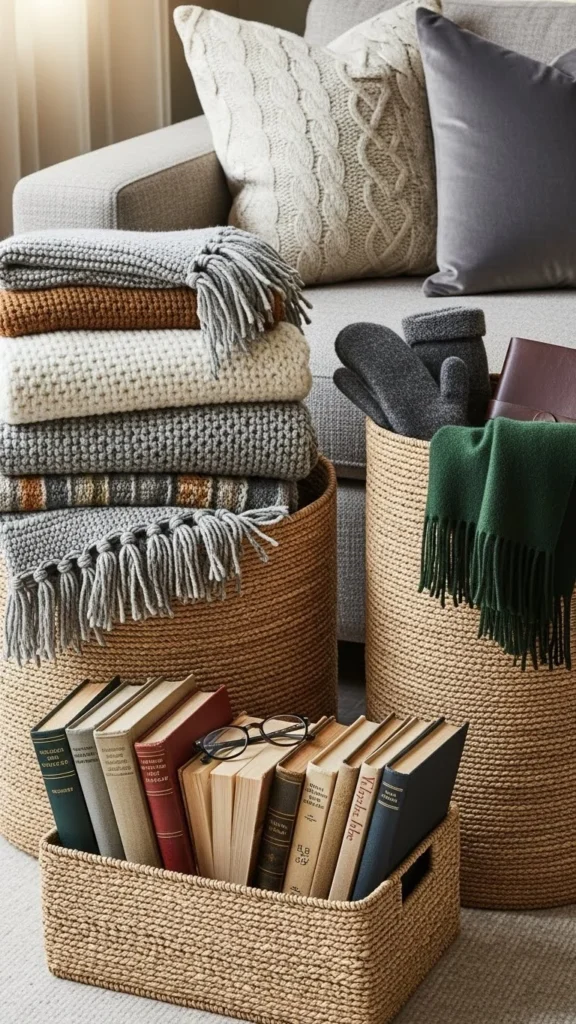 Woven Baskets for Storage