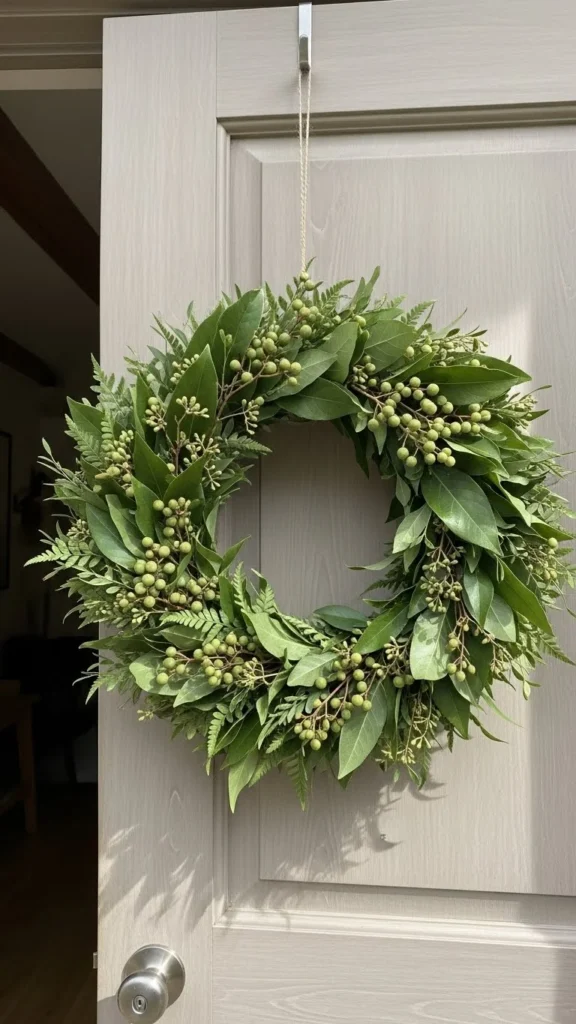 Wreath Made from Paper or Fabric