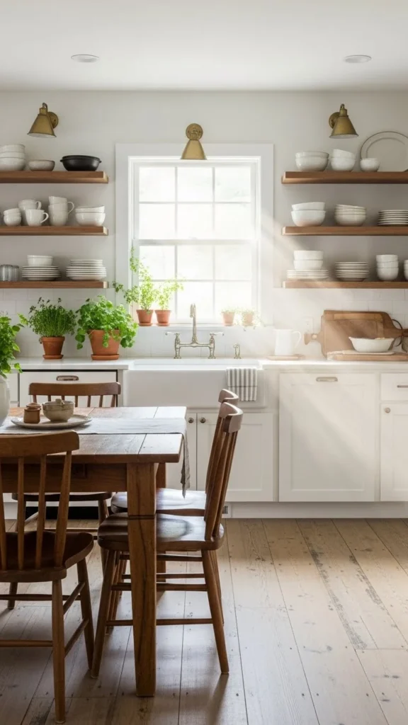 how to decorate farmhouse kitchen