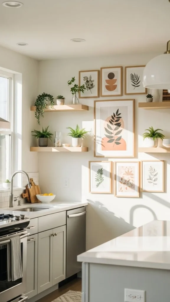 how to decorate kitchen walls