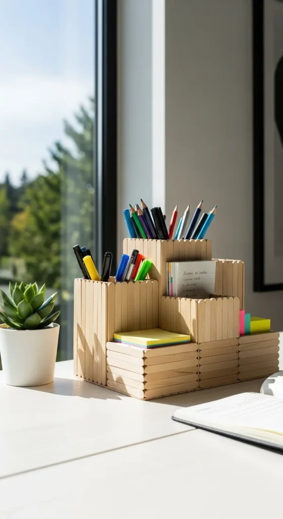 3D and Functional Popsicle Stick Builds