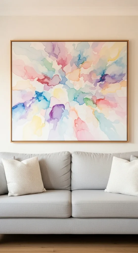 Abstract Watercolor Art