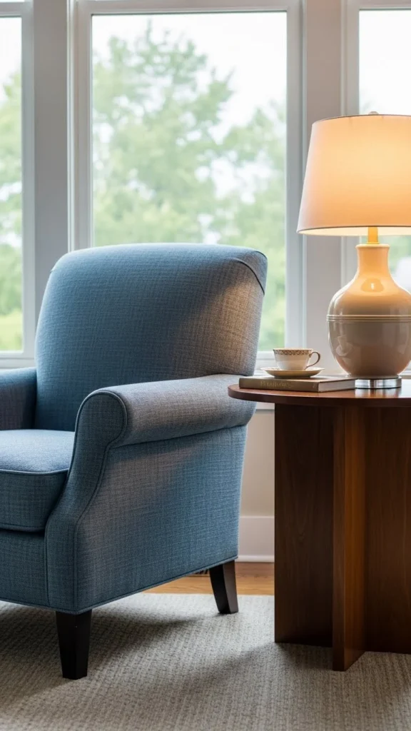 Accent Chairs with Upholstered Seats