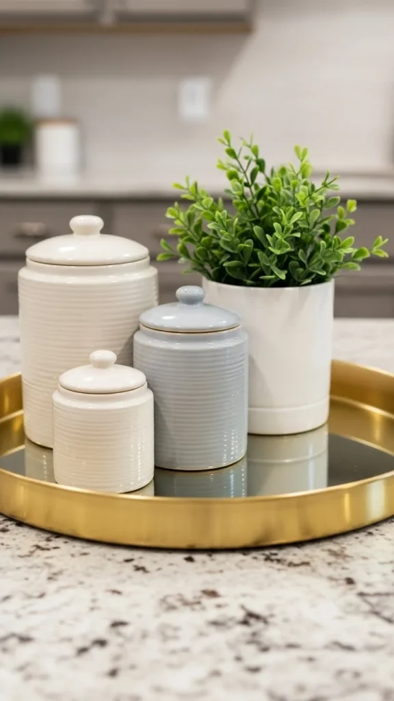 Add Gold Through Decorative Accessories