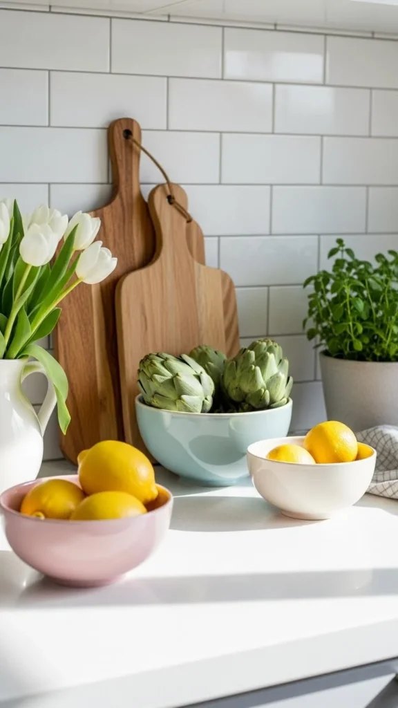 Add Seasonal Kitchen Counter Decor