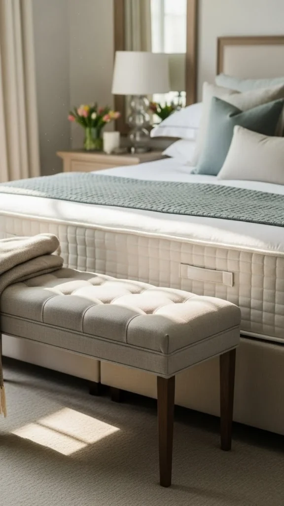 Add a Soft Upholstered Bench