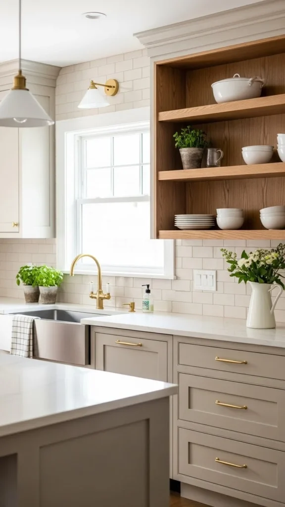 Balance Gold with Neutral Colors