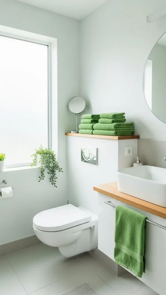 Bathroom Accent Swap