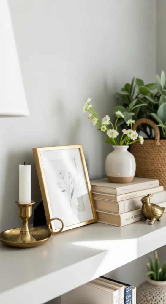 Brass and Gold Accents