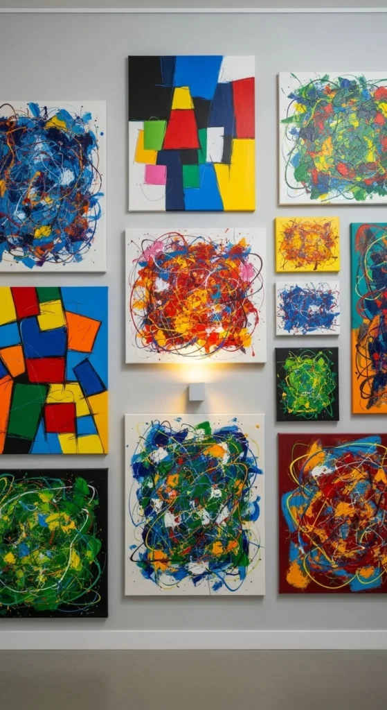 Brightly Colored Abstract Art